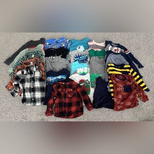 Red and Black Short Sleeve Tees Casual Collection